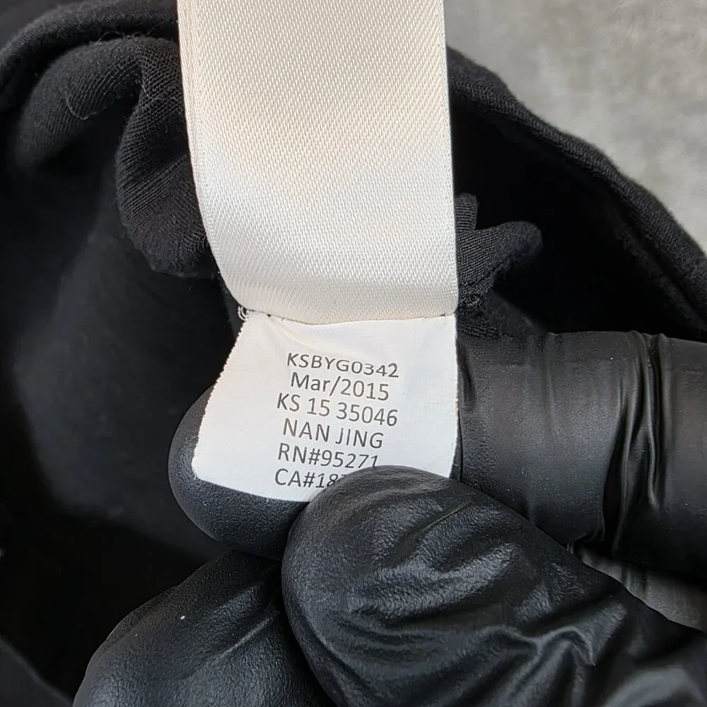 Kate Spade New York Skirt Girls 10 Black Skater Flare Short High Waist Stretch - Picture 4 of 8